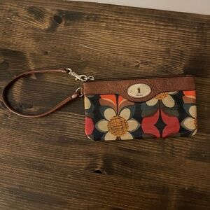 Fossil key-Per Wristlet floral pattern